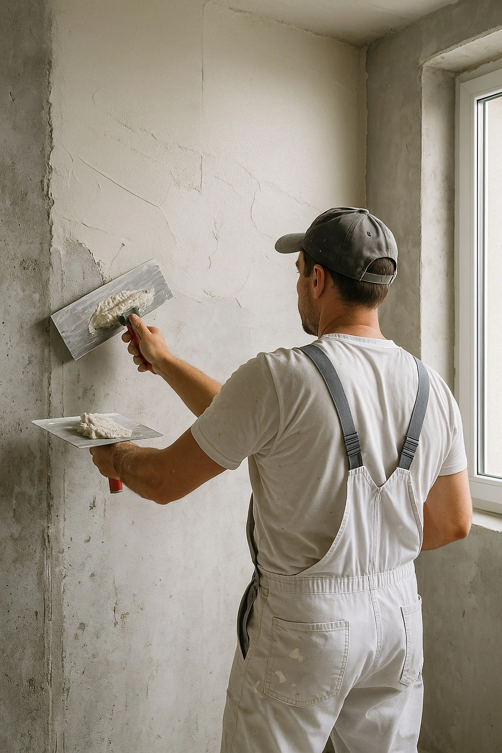 Alçı sıva ve macun uygulaması